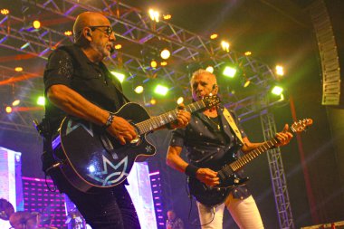 CURITIBA (PR), 06 / 06 / 2024 - Grupo Roupa Nova bu 6 Haziran 2024 gecesi 2 bin 400 kişilik kapasiteyle Teatro Positivo sahnesinde konser verdi ve tüm biletler satıldı.