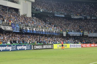 CURITIBA PR, 06 / 08 / 2024 - Hakem Esteban Ostojich, Gremio ile Estudiantes arasında oynanan maçta, Couto Pereira Stadyumu 'nda, grup sahnesinin beşinci turu için geçerli. 