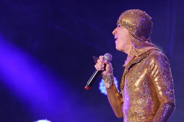 RIBEIRAO PRETO (SP), 06 / 08 / 2024 - Şarkıcı Ney Matogrosso Joao Rock 2024 Festivali 'nde verdiği konserde, Ribeirao Preto kentinde düzenlenen en iyi rock, pop, rap ve reggae festivalini gerçekleştiriyor.. 