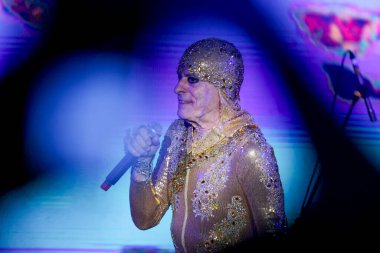 RIBEIRAO PRETO (SP), 06 / 08 / 2024 - Şarkıcı Ney Matogrosso Joao Rock 2024 Festivali 'nde verdiği konserde, Ribeirao Preto kentinde düzenlenen en iyi rock, pop, rap ve reggae festivalini gerçekleştiriyor.. 