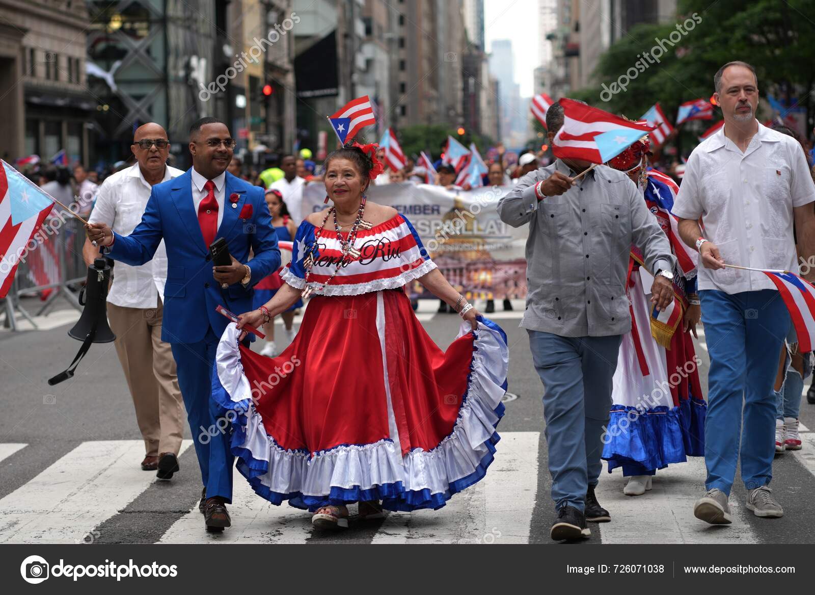 67Th Annual Puerto Rican Day Parade June 2024 New York — Stock