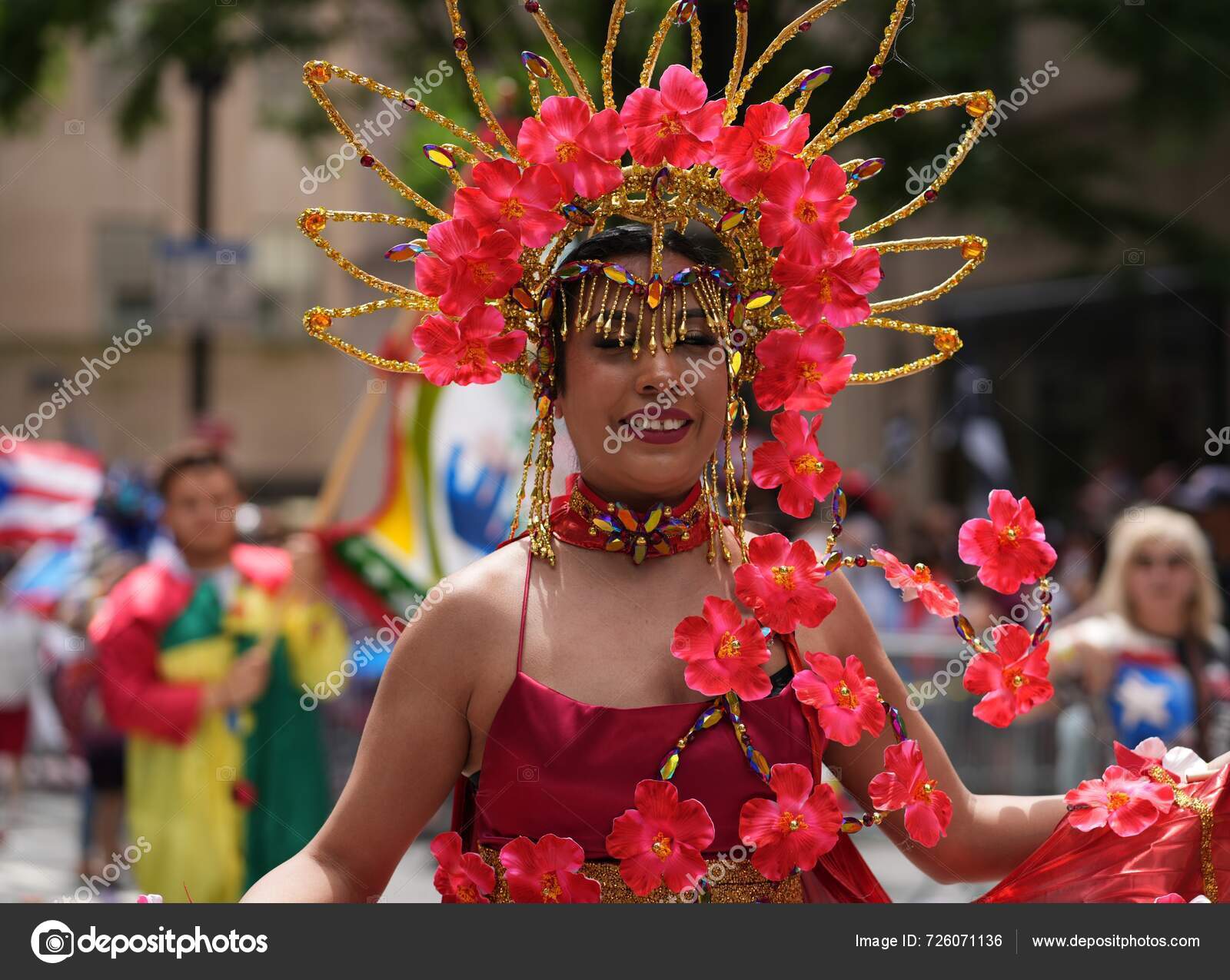 67Th Annual Puerto Rican Day Parade June 2024 New York — Stock