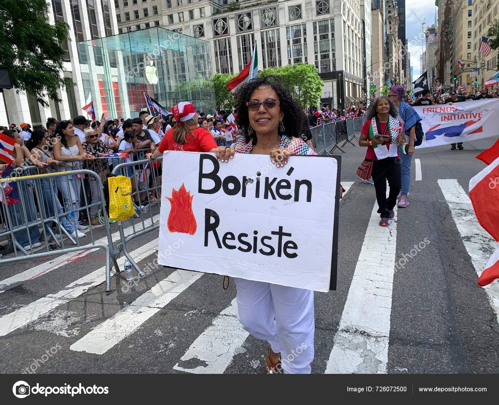 2024 Parade Nasional Puerto Rico New York Juni 2024 New — Foto