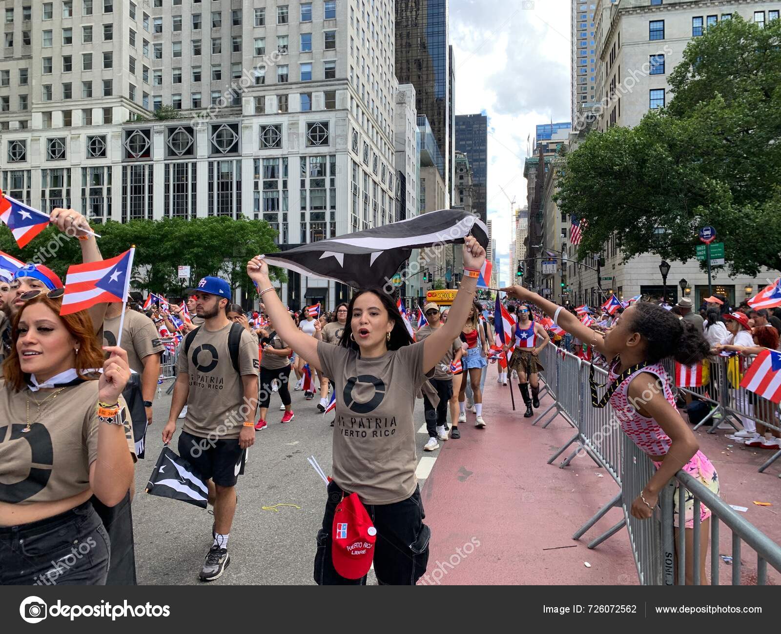 2024 Puerto Rican National Parade New York Juni 2024 New — Stock
