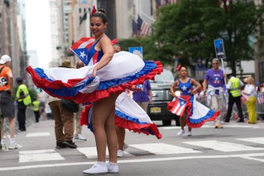 67. Geleneksel Porto Riko Günü Geçidi. Haziran 09, 2024, New York, ABD