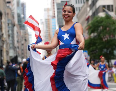 67. Geleneksel Porto Riko Günü Geçidi. Haziran 09, 2024, New York, ABD
