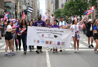 67. Geleneksel Porto Riko Günü Geçidi. Haziran 09, 2024, New York, ABD