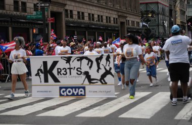 67. Geleneksel Porto Riko Günü Geçidi. Haziran 09, 2024, New York, ABD