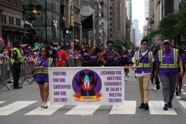 67. Geleneksel Porto Riko Günü Geçidi. Haziran 09, 2024, New York, ABD