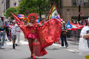 67. Geleneksel Porto Riko Günü Geçidi. Haziran 09, 2024, New York, ABD