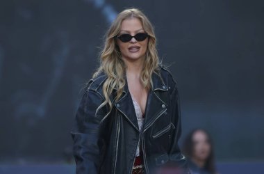 SAO PAULO (SP), 06 / 09 / 2024-FESTIVAL / ENCHENTE / SOLIDARIEDADE / SP- Şarkıcı Luisa Sonza Salve o Sul Festivali sırasında, etkinlikte Allianz Stadyum Parkı 'ndaki selden etkilenenler için kaynak toplanması amaçlanıyor.