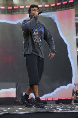 SAO PAULO (SP), 06 / 09 / 2024 - FESTIVAL / SALVE SUL / ENCHENCHENTE / SOLIDARIEDADE / SP Şarkıcı Xama, Salve o Sul Festivali sırasında, çok sayıda şarkıcı ve Rio Grande do Sul selinden etkilenenler için fon toplamayı hedefliyor