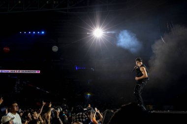 SAO PAULO (SP), 06 / 09 / 2024 - Şarkıcı Junior Lima, Salve o Sul Festivali sırasında, çok sayıda şarkıcının yer aldığı etkinlikte Rio Grande do Sul 'daki selden etkilenenler için kaynak toplanması amaçlanıyor. 