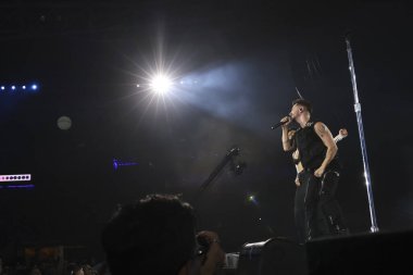 SAO PAULO (SP), 06 / 09 / 2024 - Şarkıcı Junior Lima, Salve o Sul Festivali sırasında, çok sayıda şarkıcının yer aldığı etkinlikte Rio Grande do Sul 'daki selden etkilenenler için kaynak toplanması amaçlanıyor. 