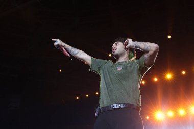 SAO PAULO (SP), Brezilya 06 / 09 / 2024 - Şarkıcı Ze Felipe, Salve o Sul Festivali sırasında, çok sayıda şarkıcının yer aldığı etkinlikte Rio Grande do Sul 'daki selden etkilenenler için kaynak toplanması amaçlanıyor