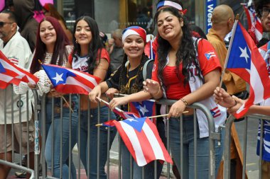 New York Şehri Porto Riko Günü Geçidi. 9 Haziran 2024, New York, New York, ABD New York 'taki Ulusal Porto Riko Günü Geçidi' nin 1958 'de başlayan kültürel farkındalık, gurur ve birlik tarihi var.. 