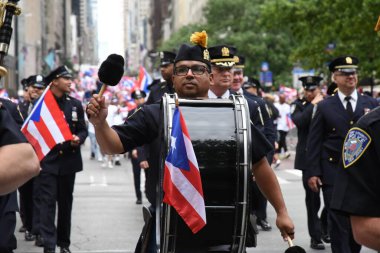 New York Şehri Porto Riko Günü Geçidi. 9 Haziran 2024, New York, New York, ABD New York 'taki Ulusal Porto Riko Günü Geçidi' nin 1958 'de başlayan kültürel farkındalık, gurur ve birlik tarihi var.. 