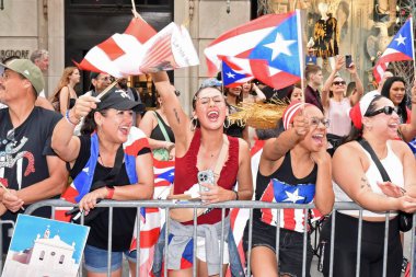 New York Şehri Porto Riko Günü Geçidi. 9 Haziran 2024, New York, New York, ABD New York 'taki Ulusal Porto Riko Günü Geçidi' nin 1958 'de başlayan kültürel farkındalık, gurur ve birlik tarihi var.. 