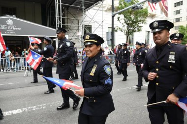 New York Şehri Porto Riko Günü Geçidi. 9 Haziran 2024, New York, New York, ABD New York 'taki Ulusal Porto Riko Günü Geçidi' nin 1958 'de başlayan kültürel farkındalık, gurur ve birlik tarihi var.. 