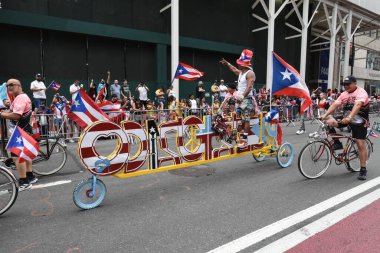 New York Şehri Porto Riko Günü Geçidi. 9 Haziran 2024, New York, New York, ABD New York 'taki Ulusal Porto Riko Günü Geçidi' nin 1958 'de başlayan kültürel farkındalık, gurur ve birlik tarihi var.. 