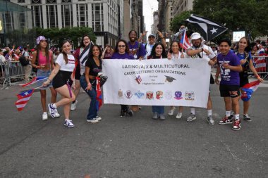 New York Şehri Porto Riko Günü Geçidi. 9 Haziran 2024, New York, New York, ABD New York 'taki Ulusal Porto Riko Günü Geçidi' nin 1958 'de başlayan kültürel farkındalık, gurur ve birlik tarihi var.. 