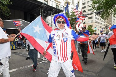 New York Şehri Porto Riko Günü Geçidi. 9 Haziran 2024, New York, New York, ABD New York 'taki Ulusal Porto Riko Günü Geçidi' nin 1958 'de başlayan kültürel farkındalık, gurur ve birlik tarihi var.. 