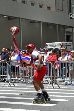 New York Şehri Porto Riko Günü Geçidi. 9 Haziran 2024, New York, New York, ABD New York 'taki Ulusal Porto Riko Günü Geçidi' nin 1958 'de başlayan kültürel farkındalık, gurur ve birlik tarihi var.. 