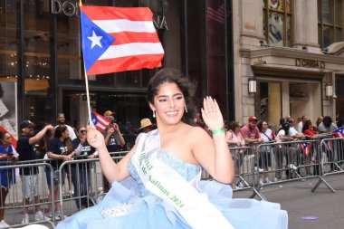 New York Şehri Porto Riko Günü Geçidi. 9 Haziran 2024, New York, New York, ABD New York 'taki Ulusal Porto Riko Günü Geçidi' nin 1958 'de başlayan kültürel farkındalık, gurur ve birlik tarihi var.. 