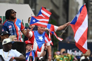 New York Şehri Porto Riko Günü Geçidi. 9 Haziran 2024, New York, New York, ABD New York 'taki Ulusal Porto Riko Günü Geçidi' nin 1958 'de başlayan kültürel farkındalık, gurur ve birlik tarihi var.. 