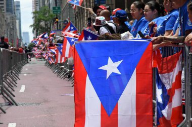 New York Şehri Porto Riko Günü Geçidi. 9 Haziran 2024, New York, New York, ABD New York 'taki Ulusal Porto Riko Günü Geçidi' nin 1958 'de başlayan kültürel farkındalık, gurur ve birlik tarihi var.. 