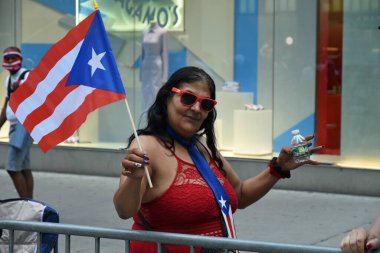 New York Şehri Porto Riko Günü Geçidi. 9 Haziran 2024, New York, New York, ABD New York 'taki Ulusal Porto Riko Günü Geçidi' nin 1958 'de başlayan kültürel farkındalık, gurur ve birlik tarihi var.. 