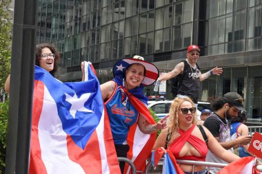 New York Şehri Porto Riko Günü Geçidi. 9 Haziran 2024, New York, New York, ABD New York 'taki Ulusal Porto Riko Günü Geçidi' nin 1958 'de başlayan kültürel farkındalık, gurur ve birlik tarihi var.. 