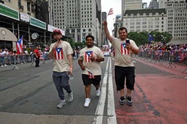 New York Şehri Porto Riko Günü Geçidi. 9 Haziran 2024, New York, New York, ABD New York 'taki Ulusal Porto Riko Günü Geçidi' nin 1958 'de başlayan kültürel farkındalık, gurur ve birlik tarihi var.. 
