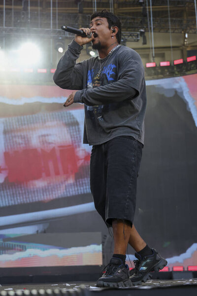 Sao Paulo 2024 Festival Salve Sul Enchente Solidariedade Cantante Xama — Foto de Stock