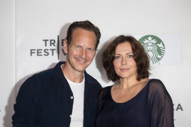 08 Haziran 2024, New York, ABD: Patrick Wilson ve Dagmara Dominczyk, Village East Cinema 'da düzenlenen Tribeca Festivali sırasında 