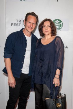 08 Haziran 2024, New York, ABD: Patrick Wilson ve Dagmara Dominczyk, Village East Cinema 'da düzenlenen Tribeca Festivali sırasında 
