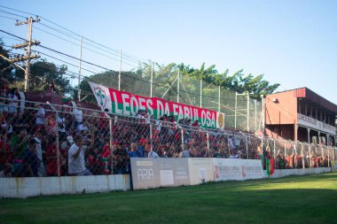 Sao Paulo (SP), Brezilya - 06 / 15 / 2024 - COPA PAULISTA / JUVENTUS maçı Sao Paulo-SP 'deki Rua Javari stadyumunda