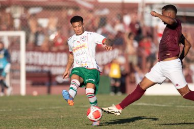 Sao Paulo (SP), Brezilya - 06 / 15 / 2024 - COPA PAULISTA / JUVENTUS maçı Sao Paulo-SP 'deki Rua Javari stadyumunda