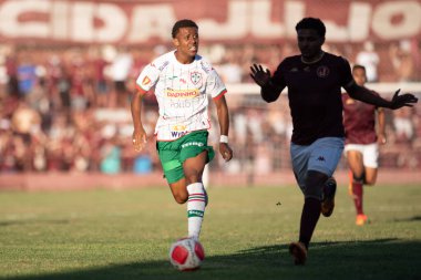 Sao Paulo (SP), Brezilya - 06 / 15 / 2024 - COPA PAULISTA / JUVENTUS maçı Sao Paulo-SP 'deki Rua Javari stadyumunda