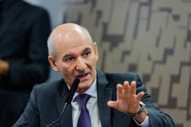 BRASILIA (DF), 06 / 18 / 2024 - SENATE / POLICY / CYBERSECURITY - Ulusal Siber Güvenlik Politikası ve Ulusal Siber Güvenlik Stratejisi genel kurul toplantısında Siber Güvenlik Bakanı Andre Luiz Bandeira Molina