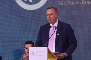 Sao Paulo (SP), 06 / 18 / 2024 OPENING / CONGRESS / WORLD / ICLEI / SP - Gino Van Begin, ICLEI Genel Sekreteri, ICLEI, ICLEI, ICLEI, ICLEI 2024 Dünya Kongresi sırasında, çok sayıda yetkilinin katılacağı etkinlik ve Ibirapuera Park 'ta düzenlenecek. 