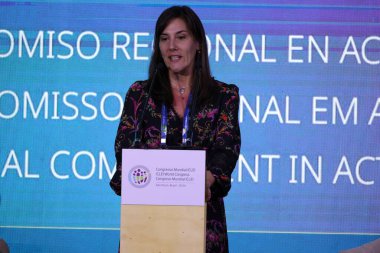 Sao Paulo (SP), 06 / 18 / 2024 - ICLEI / CONGRESS / WORLD / ICLEI / SP - Ana Ciuti, Buenos Aires, Arjantin 'deki Uluslararası İlişkiler Bakanı, ICLEI 2024 Dünya Kongresi sırasında