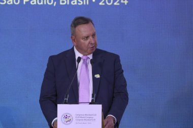 Sao Paulo (SP), 06 / 18 / 2024 OPENING / CONGRESS / WORLD / ICLEI / SP - Gino Van Begin, ICLEI Genel Sekreteri, ICLEI, ICLEI, ICLEI, ICLEI 2024 Dünya Kongresi sırasında, çok sayıda yetkilinin katılacağı etkinlik ve Ibirapuera Park 'ta düzenlenecek. 