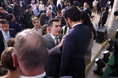 Sao Paulo (SP), 06 / 18 / 2024 OPENING / CONGRESS / WORLD / ICLEI / SP - Sao Paulo Ricardo Nunes Belediye Başkanı ve Şehir Bakanı Jader Barbalho Filho, ICLEI 2024 Dünya Kongresi sırasında çok sayıda yetkilinin katılacağı etkinlik