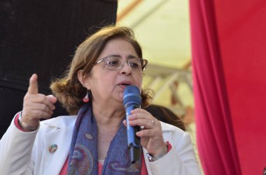 NATAL (RN), 06 / 18 / 2024 - MINISTERS / SEMINARY / KADIN - Kadınlar Aparecida Goncalves Bakanı, bu 18 Temmuz 2024 Salı günü Natal kentinde düzenlenen Ulusal Kadınlar Semineri açılışında,