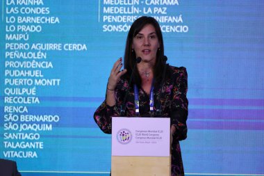 Sao Paulo (SP), 06 / 18 / 2024 - ICLEI / CONGRESS / WORLD / ICLEI / SP - Ana Ciuti, Buenos Aires, Arjantin 'deki Uluslararası İlişkiler Bakanı, ICLEI 2024 Dünya Kongresi sırasında