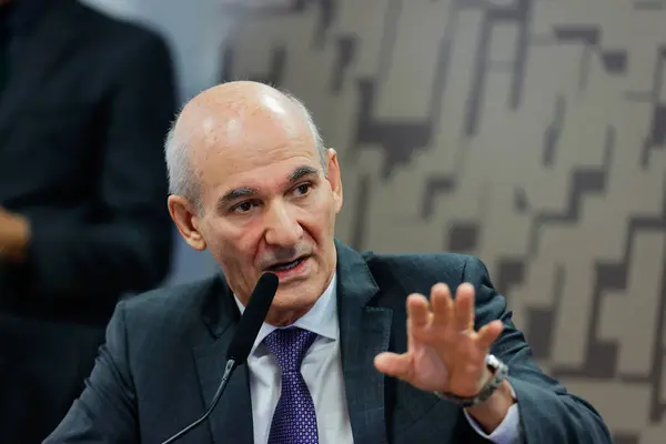 stock image BRASILIA (DF), 06/18/2024 - SENATE/POLICY/CYBERSECURITY - The Secretary of Cybersecurity Information Andre Luiz Bandeira Molina, during a plenary session on the National Cybersecurity Policy and National Cybersecurity Strategy