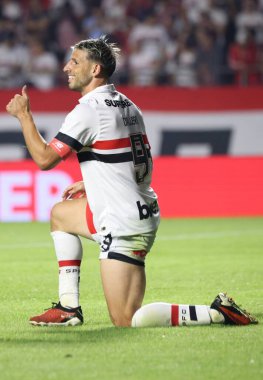 Sao Paulo (SP), 06/19/2024: The player Jonathan Calleri, during a match between Sao Paulo and Cuiaba, valid for the 10th round of the Brazilian Championship Series A 2024, held at the stadium of Morumbis.  clipart