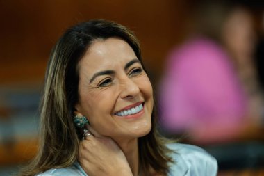 Brasilia (DF), 06 / 19 / 2024: Senatör Soraya Thronicke, bu Çarşamba günü Brasilia kentinde düzenlenen Ulusal Çocuklara ve Ergenlere Karşı Cinsel Şiddet Politikası tartışması sırasında - adil, 19 Haziran 2024.