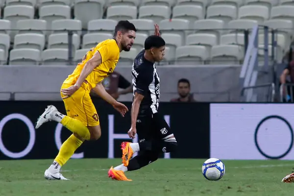 stock image Fortaleza (CE), 06/20/2024  CHAMPIONSHIP/FOOTBALL/CEARA/SPORT - The player Lucas Lima, during a match between Ceara and Sport, valid for the 11th round of the 2024 Brazilian Serie B Championship, held at Arena Castelao in Fortaleza, on Thursday